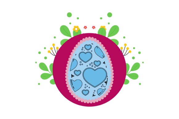 Easter Egg Style Floral Background: Graphic Freebie Review
