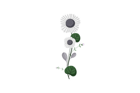 Floral Ornament Simple Design: A Review for Graphics and Illustrations
