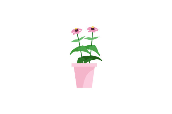 Gardening Flowers Vector: Spring Graphics & Illustrations