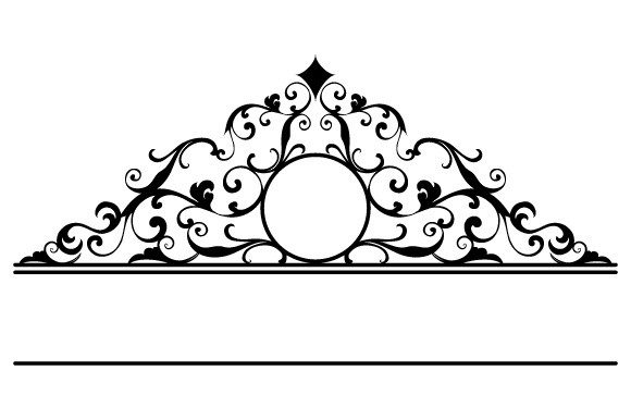 Mailbox Floral Frame Flourish: Graphics & Illustrations for Crafters
