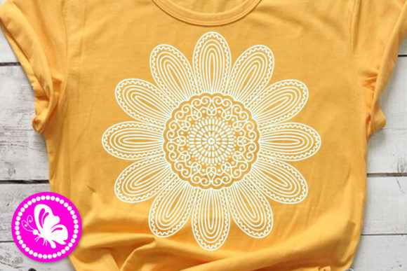 Mandala Art Chamomile Floral Daisy Graphics