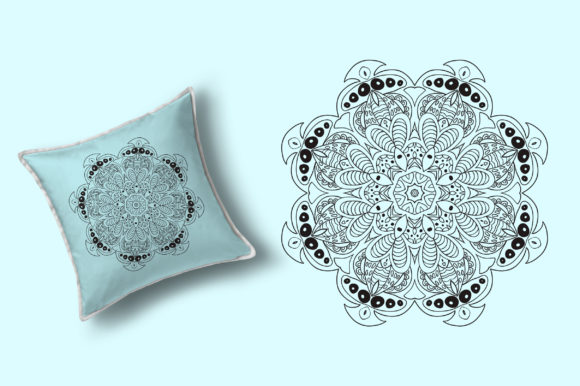 Mandala Doodle Drawing. Floral: A Fresh Graphics and Illustrations Asset for Publishers