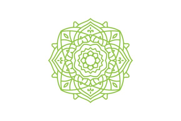 Ornate Floral Mandala Illustration for Graphics and Branding