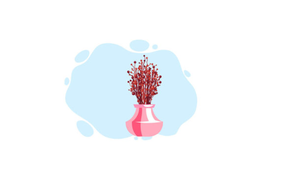 Retro Floral Hand Drawn Style for Graphics & Illustrations
