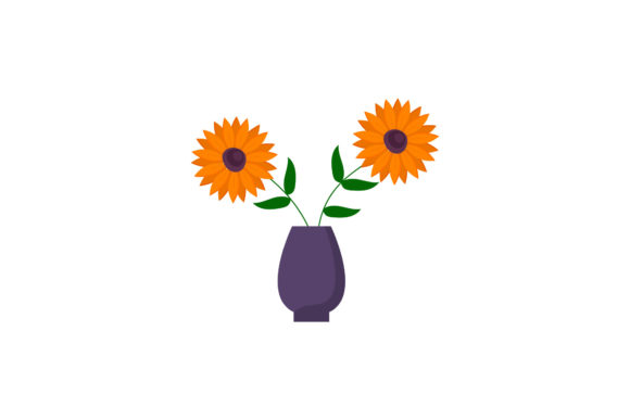 Spring Floral Pot Graphics for Fresh Brand Illustrations