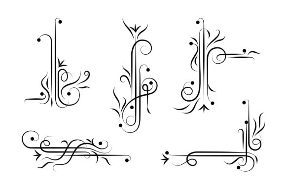 Swirls Ornament Clipart: Floral Graphics & Illustrations Review